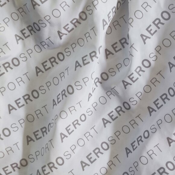 Aeropostale sport active wear short light grey graphic design women's size L - Picture 6 of 11